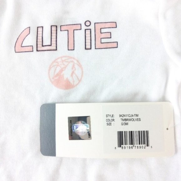 NBA Baby Minnesota TimberwolvesStriped Tutu Outfit Pink 3M - Picture 2 of 8